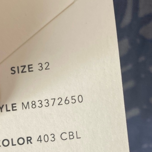 VINCE NWT Men's Blue Patterned Chino  Designer Hemp Shorts - Picture 9 of 9